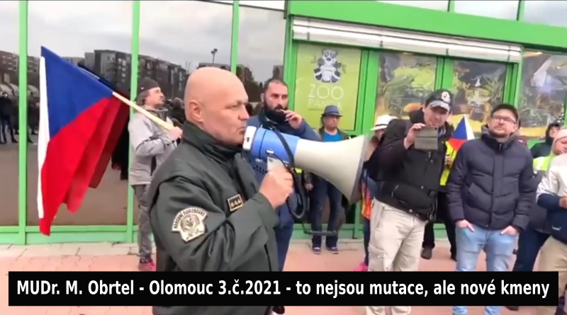 Volný a MUDR. Obrtel v Olomouci 3.4.2021
