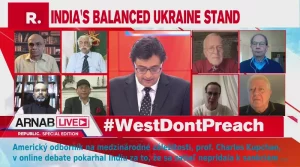 Americký odborník na medzinárodné záležitosti, prof. Charles Kupchan, v online debate pokarhal Indiu za to, že sa zatiaľ nepridala k sankciám ...
