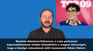 Markéte Adamová Pekarová - Viktor Orbán