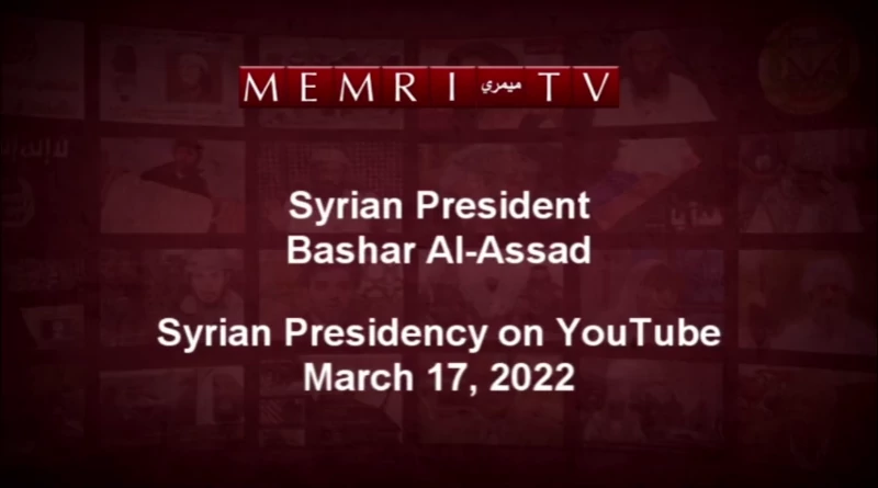 Assad v TV dne 17.3.2022