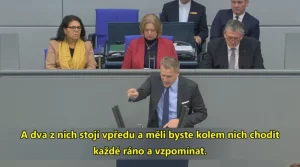 AFD  - Petr Bystroň - tanky před Bundestagem